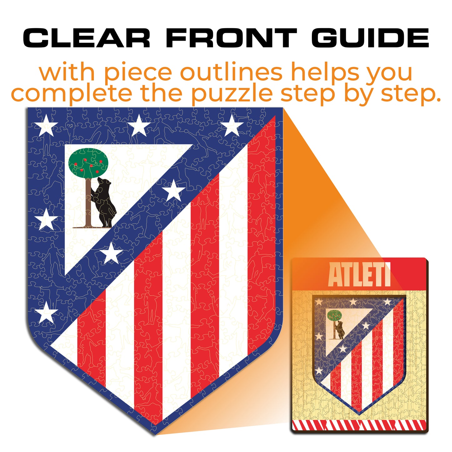Voetbalpuzzel - Atletico Madrid Logo