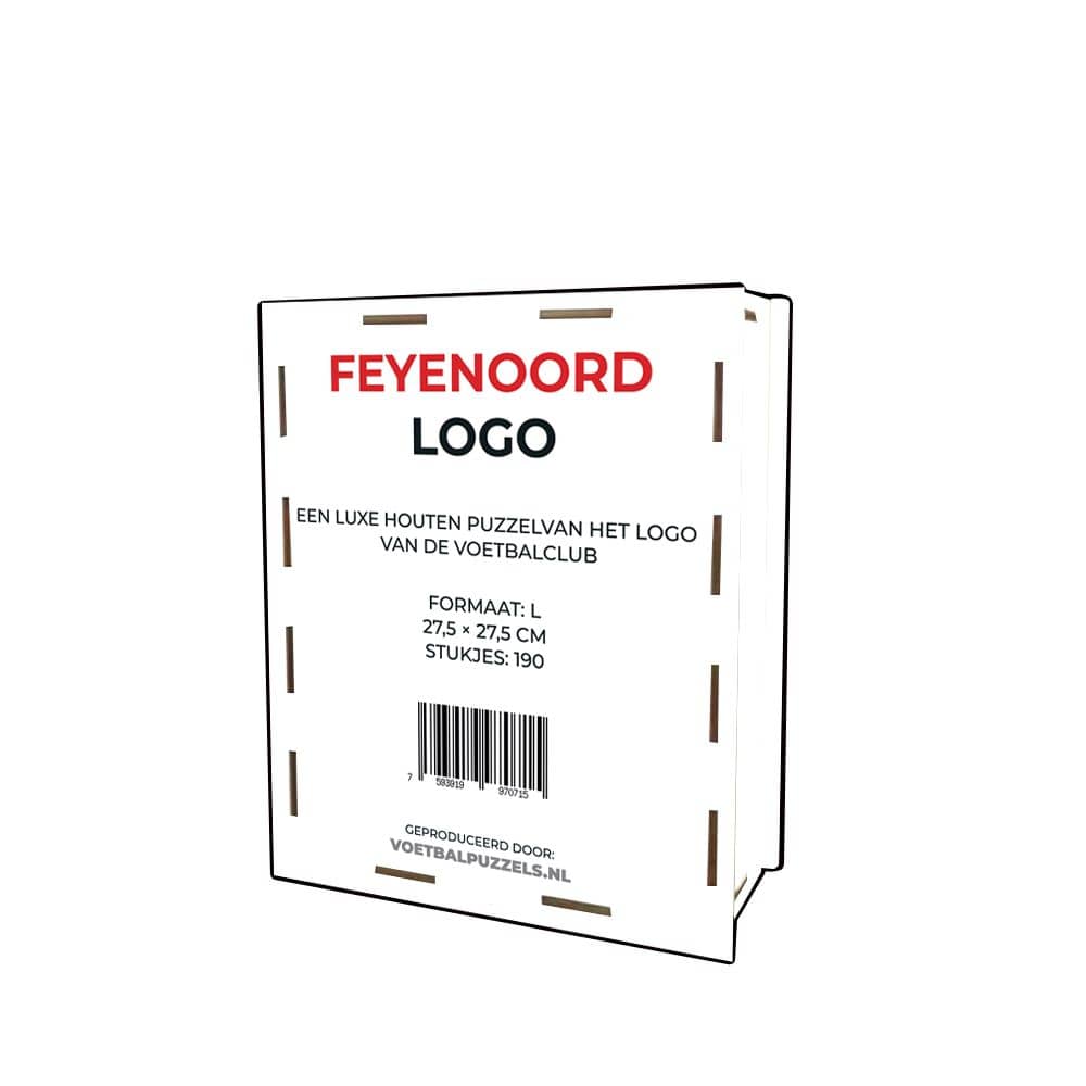 Achterkant van het Feyenoord doosje