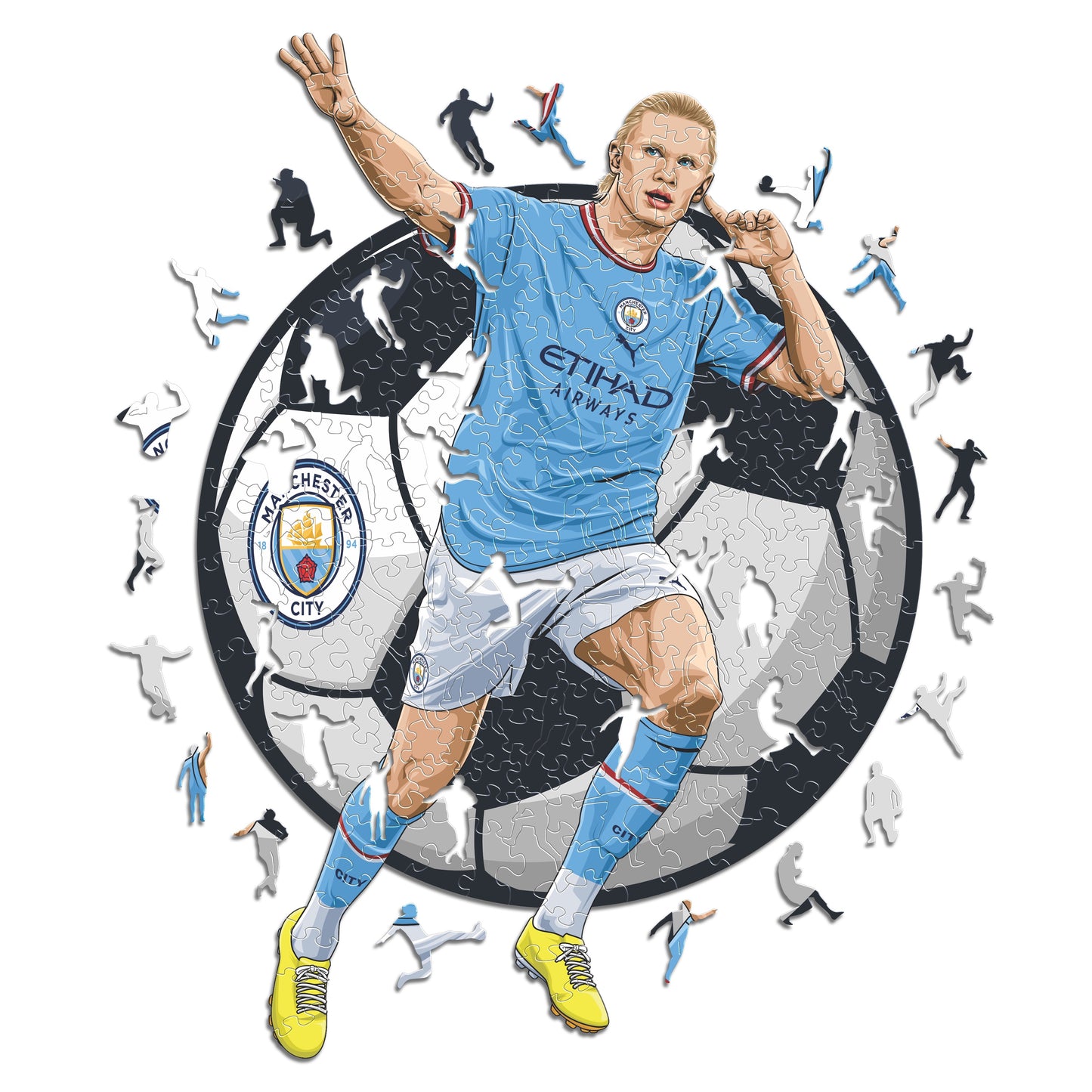 Voetbalpuzzel - Voetbalspeler - Erling Haaland