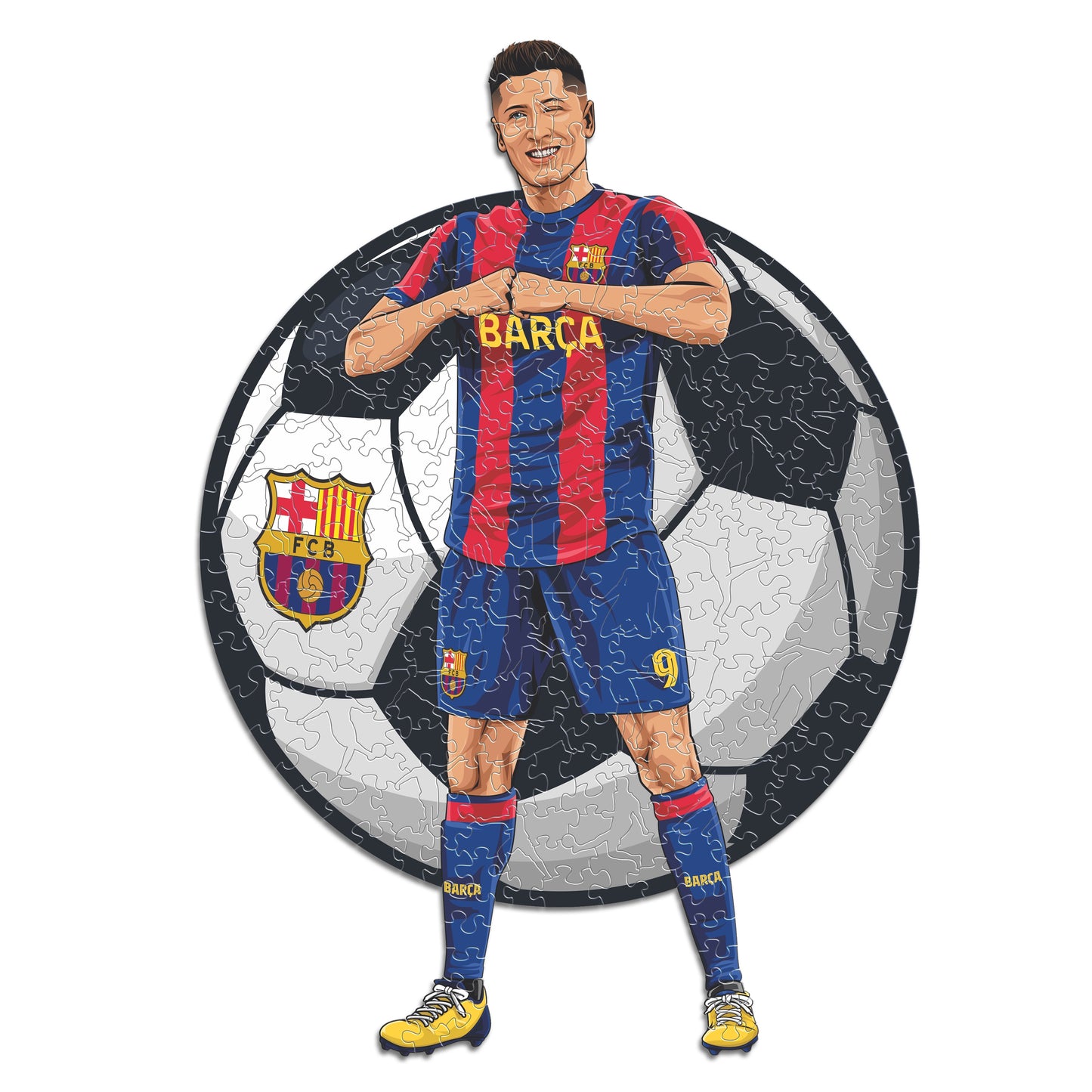 Voetbalpuzzel - Voetbalspeler - Robert Lewandowski