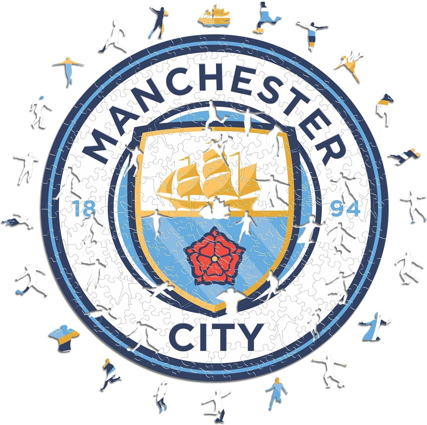Voetbalpuzzel - Manchester City FC Logo