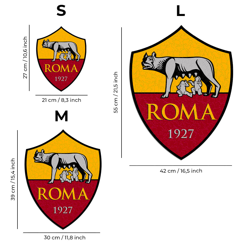Voetbalpuzzel - AS Roma Logo