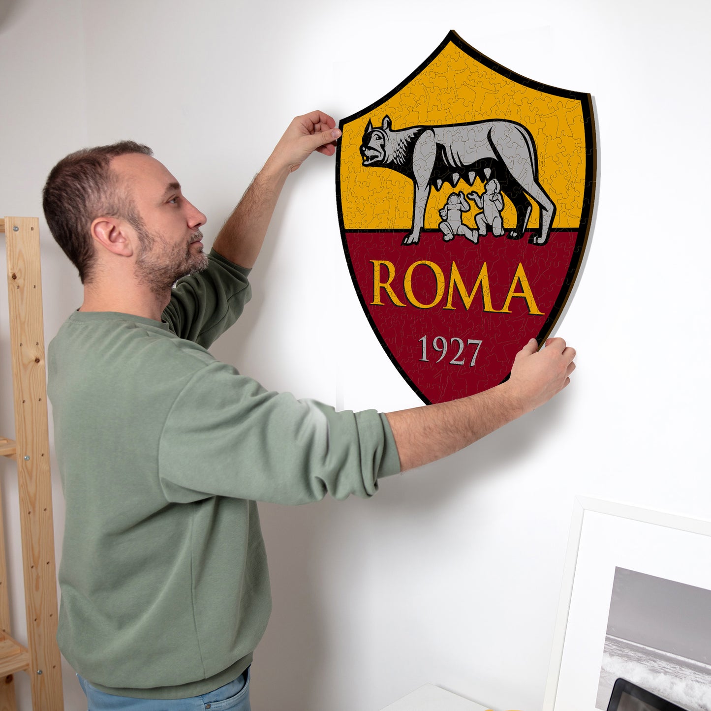 Voetbalpuzzel - AS Roma Logo