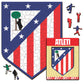 Voetbalpuzzel - Atletico Madrid Logo