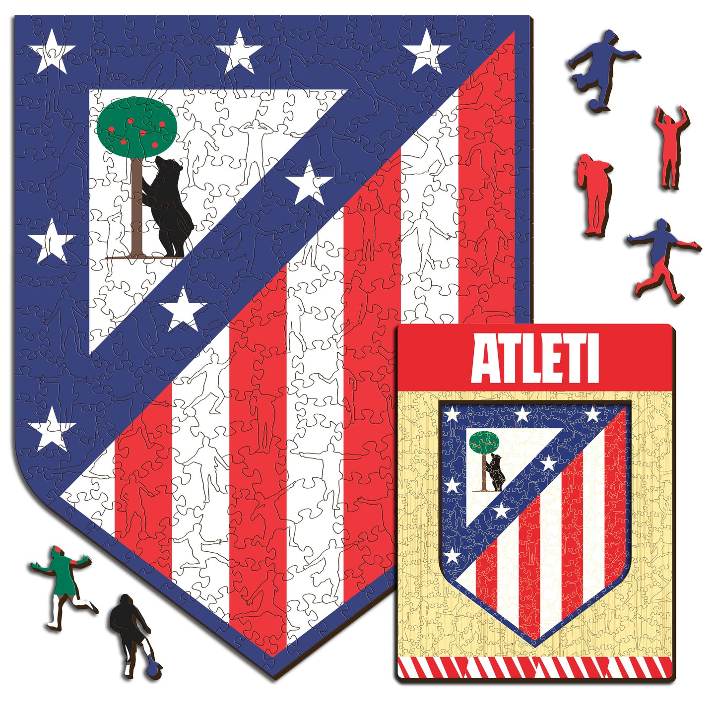 Voetbalpuzzel - Atletico Madrid Logo