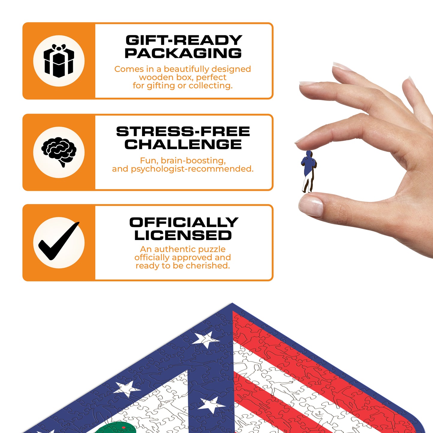 Voetbalpuzzel - Atletico Madrid Logo