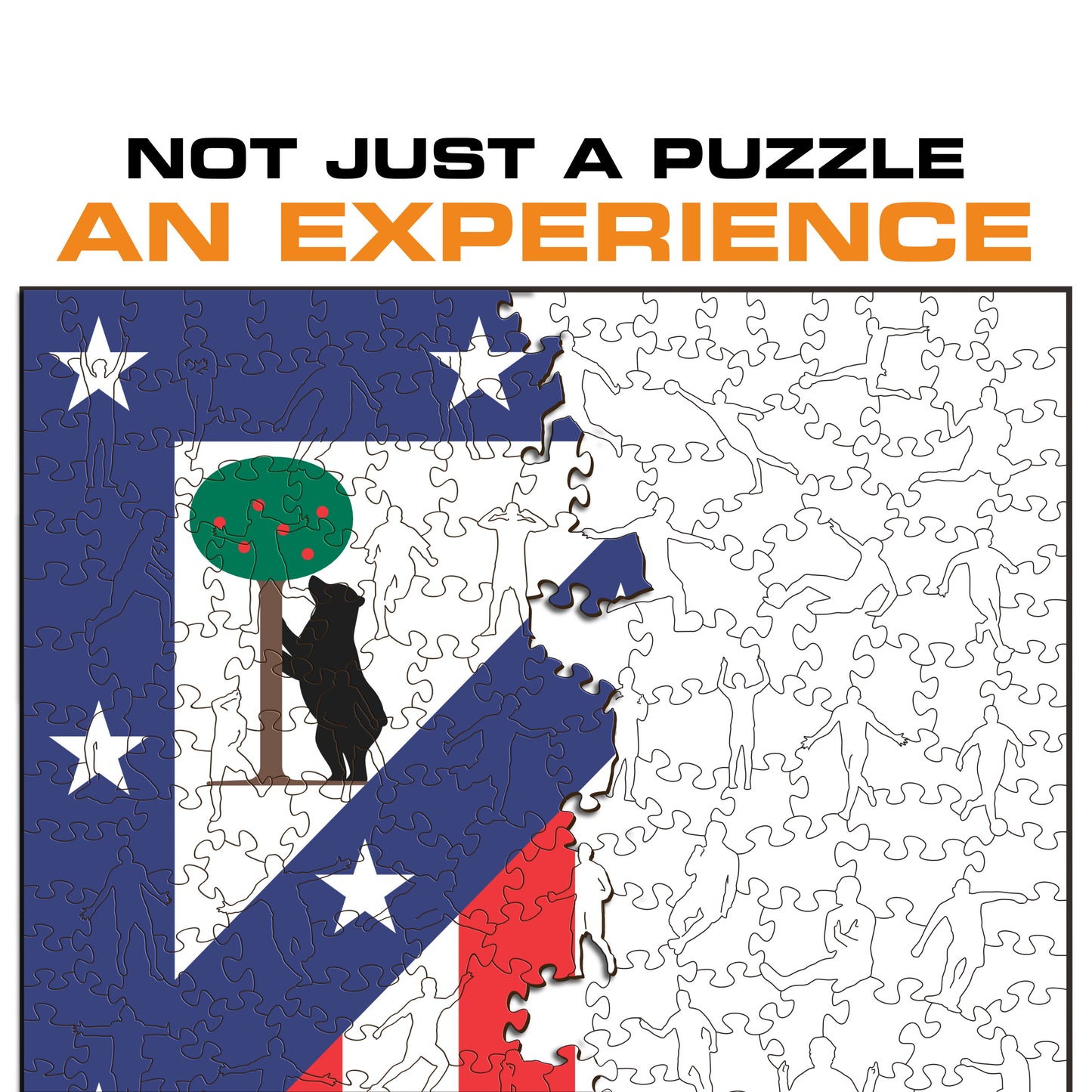 Voetbalpuzzel - Atletico Madrid Logo