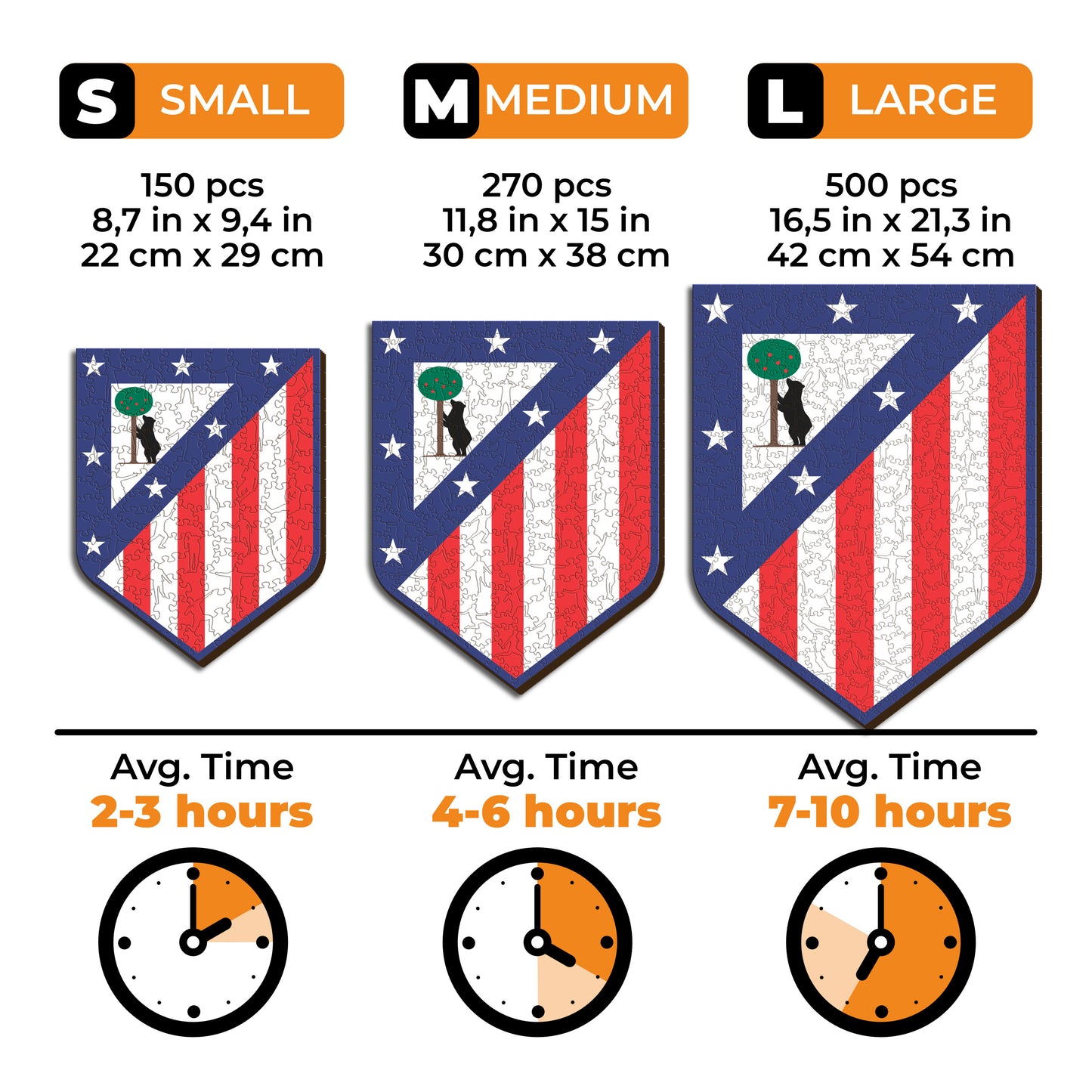 Voetbalpuzzel - Atletico Madrid Logo