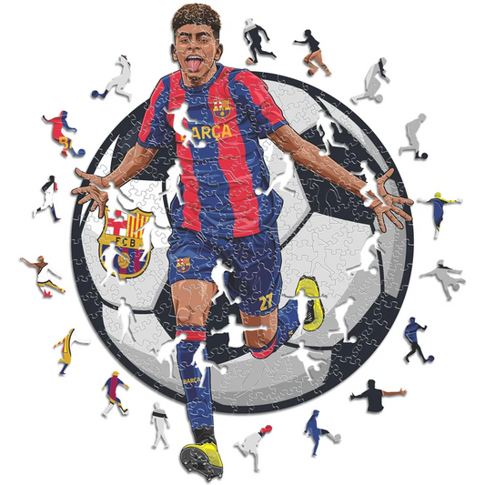 Voetbalpuzzel - Voetbalspeler - Lamine Yamal