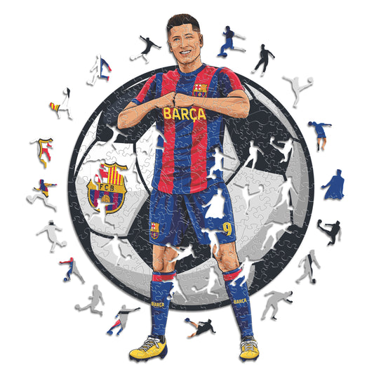 Voetbalpuzzel - Voetbalspeler - Robert Lewandowski