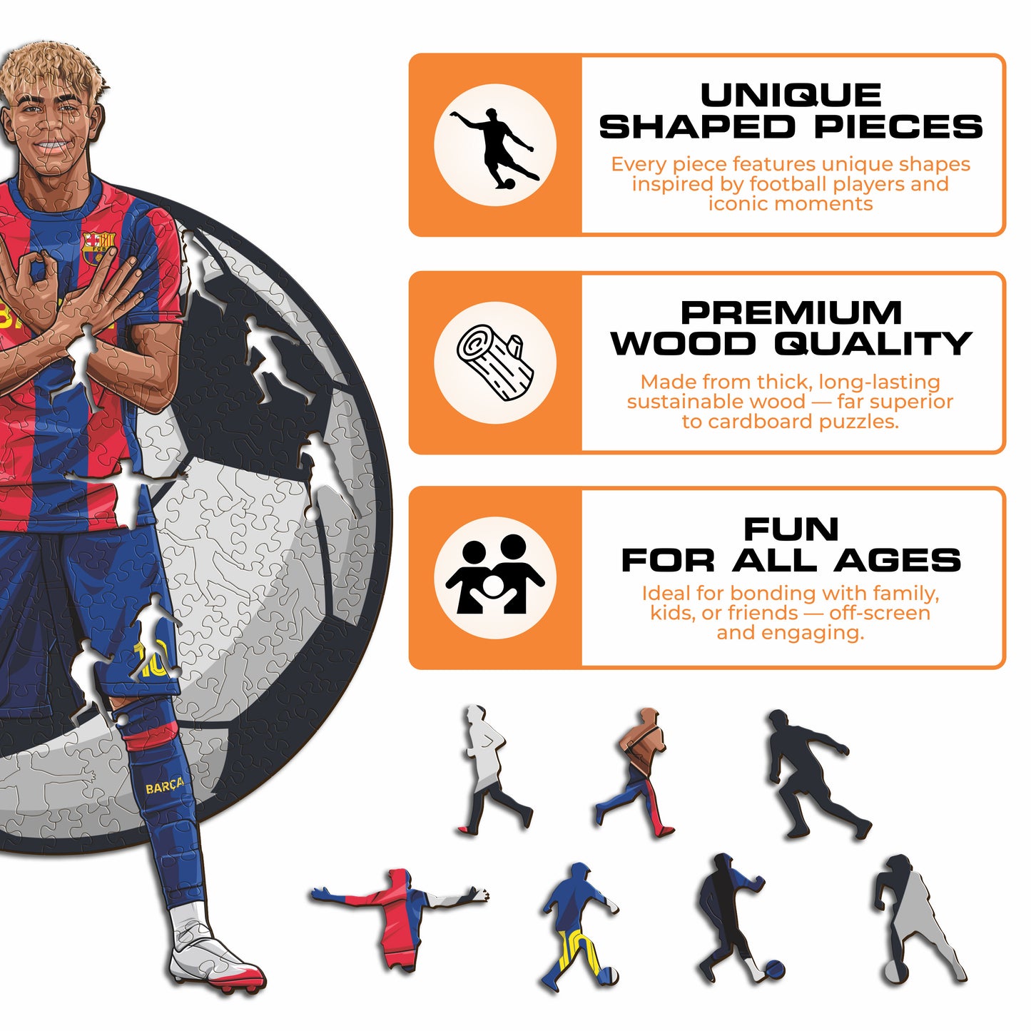 Voetbalpuzzel - Voetbalspeler - Lamine Yamal