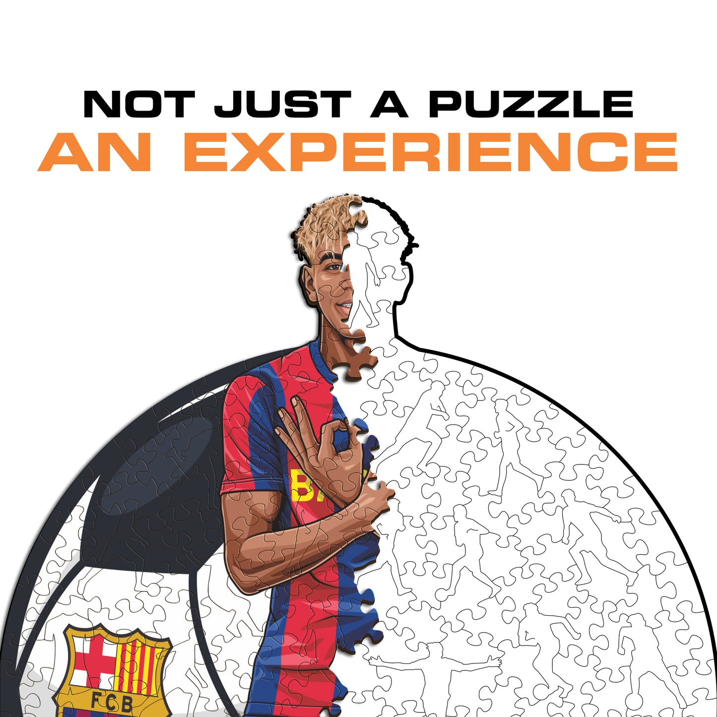 Voetbalpuzzel - Voetbalspeler - Lamine Yamal